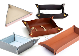 manufacturer custom leather valet trays wholesale