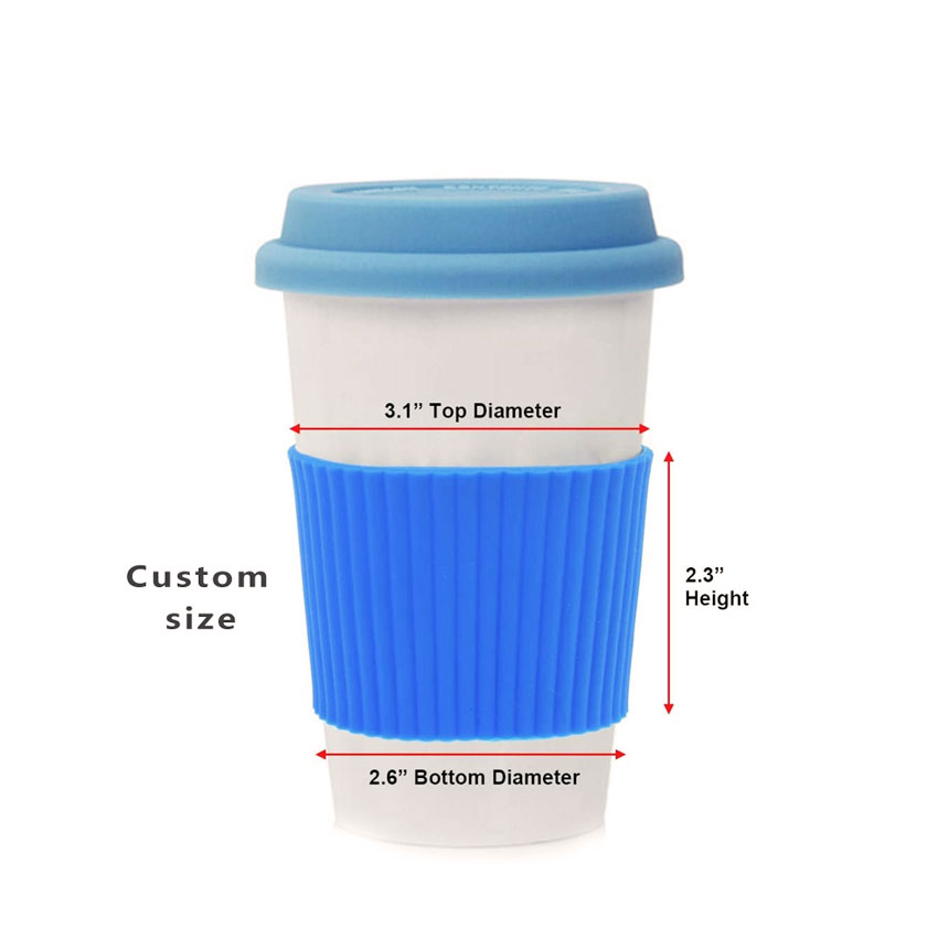 wholesale silicone coffee cup sleeve