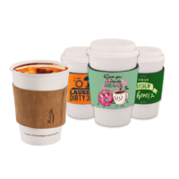 customized leather coffee sleeves