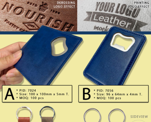 free mold fee custom leather bottle openers