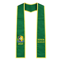 custom embroidered logo pageant sashes and graduation stoles wholesale