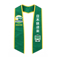 Custom graduation satin stoles with printing