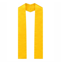 wholesale blank solid color satin sash and stole