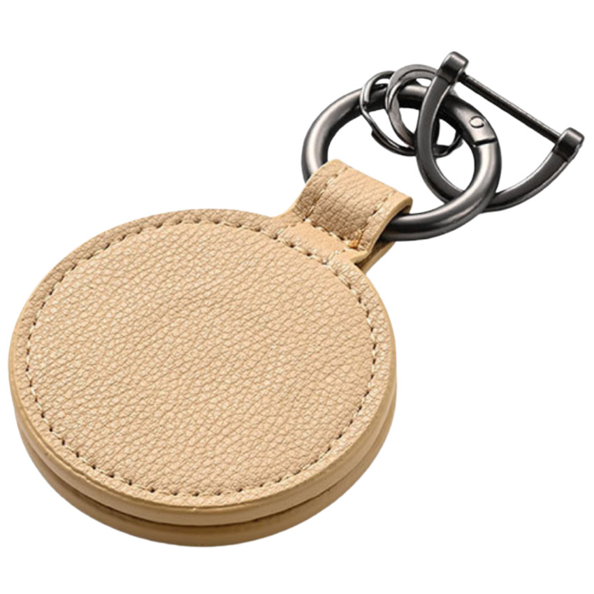 wholesale travel accessory custom round leather hat clip holder