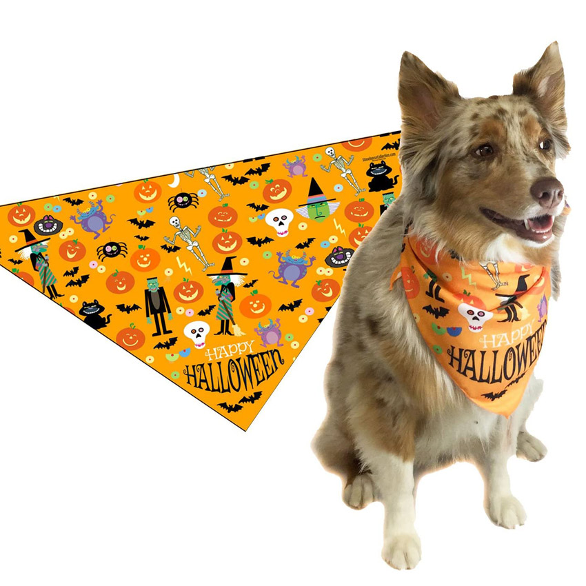 promotional custom printed dog bandana