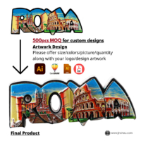 Rome Colosseum fridge magnet