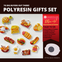 delicious food fridge magnets