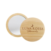 promotional branded bamboo compact mirror