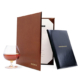 personalized leather wine list holder and menu holder
