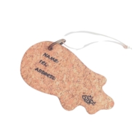 custom printed cork luggage tag