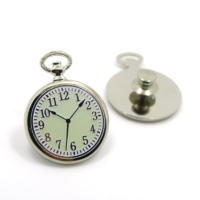 custom made promotional glow in the dark enamel lapel pin