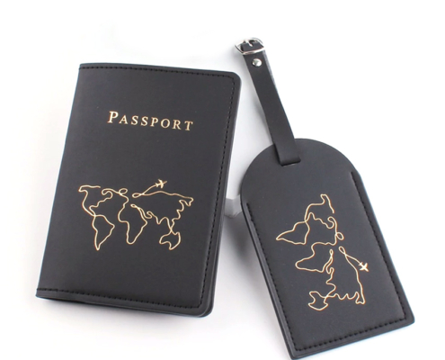 Leather Passport Holders & Luggage Tags | Custom Logo | MOQ:100pcs