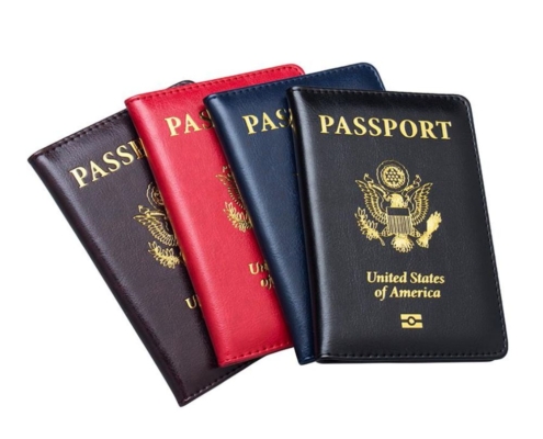 wholesale promotional leather passport holders