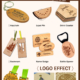 custom logo wooden promotional products