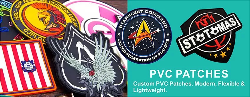 custom PVC patches manufacturer