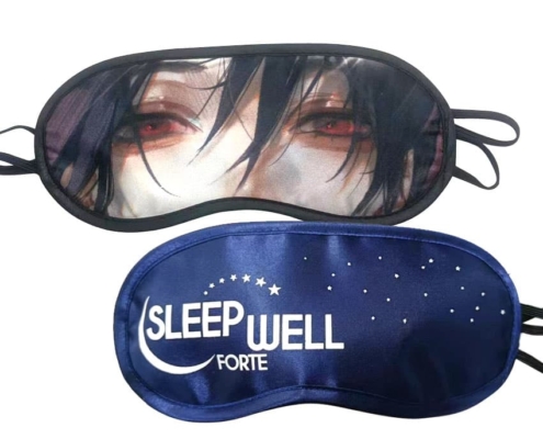 promotional anime character printed sleep eye masks