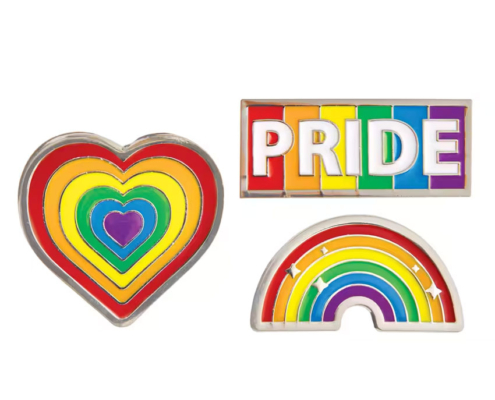 LGBT rainbow pride lapel pins