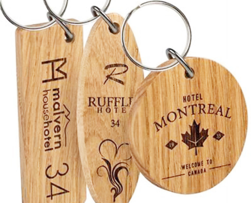 wholesale custom made wooden keychains