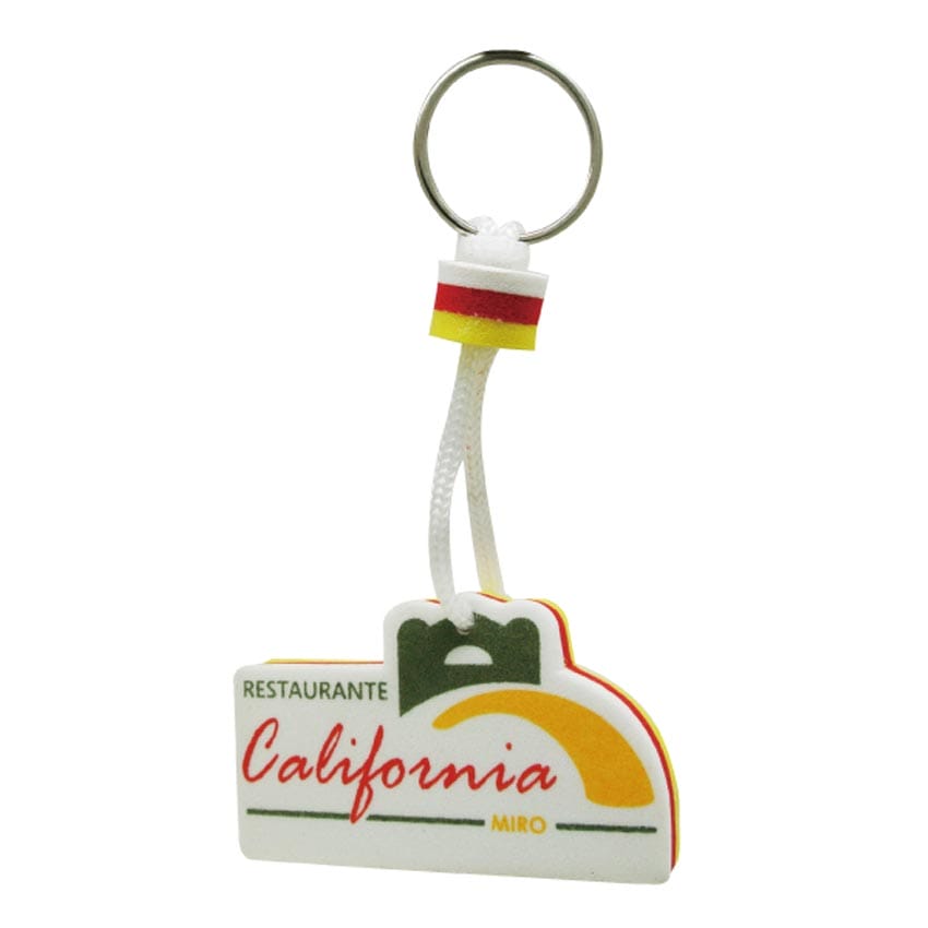 custom logo printed EVA foam promotional keychains custom logo printed EVA foam promotional keychains