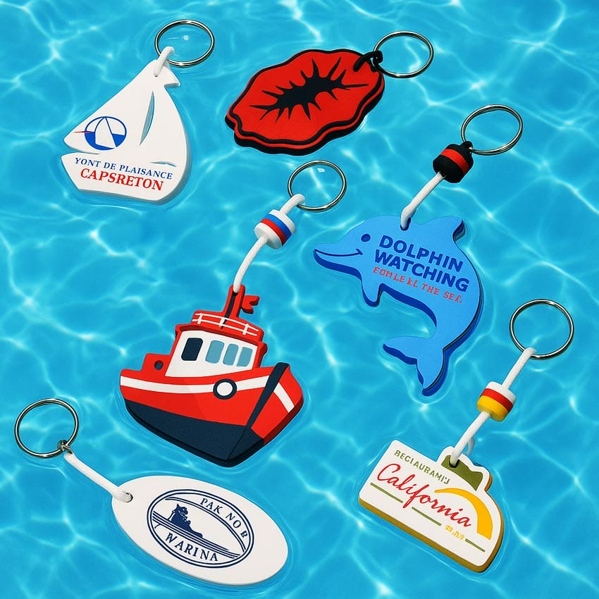 custom branded EVA foam floating keyrings wholesale custom branded EVA foam floating keyrings wholesale