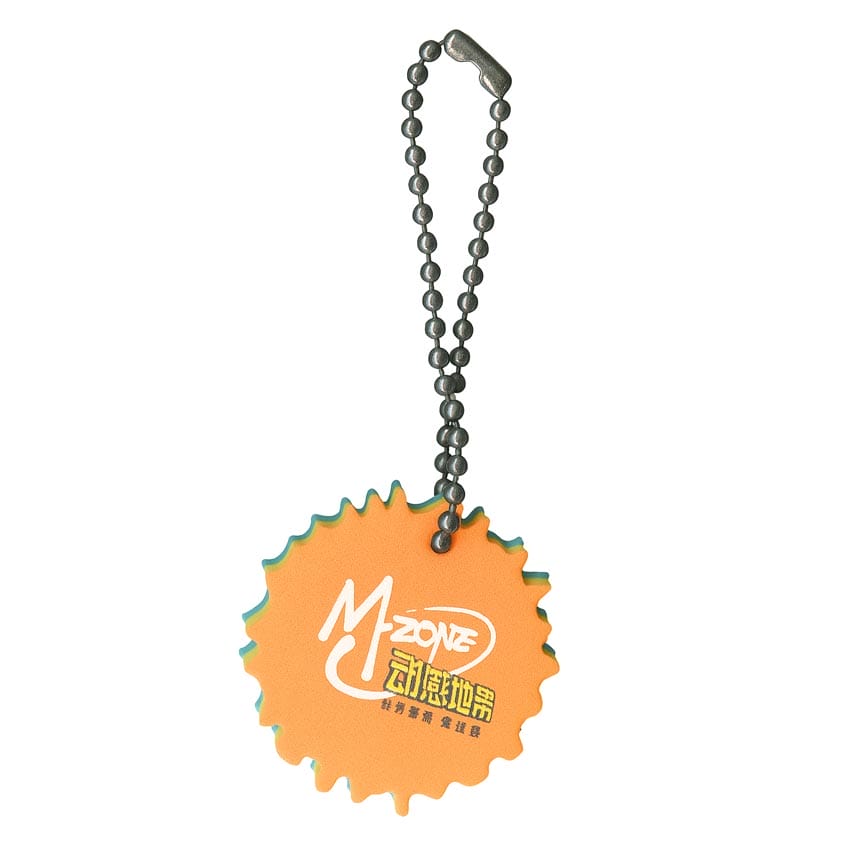custom high-density EVA foam keychain with silkscreen logo custom high-density EVA foam keychain with silkscreen logo