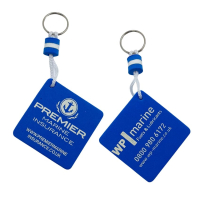 wholesale custom logo printed EVA Floating key rings