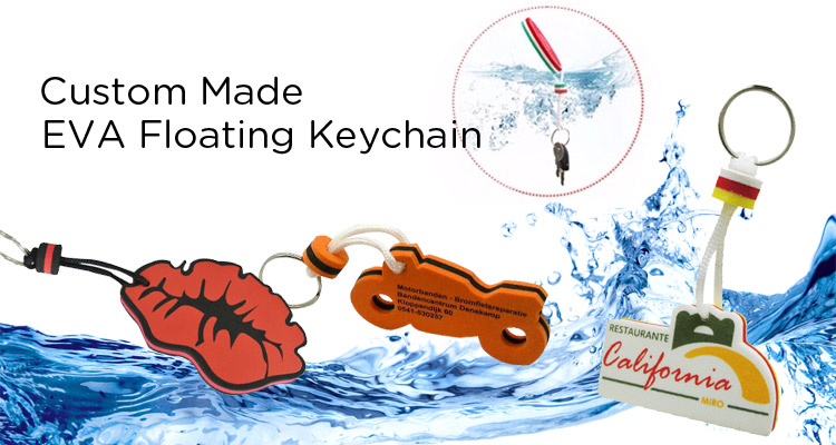 wholesale promotional gift EVA floating keychain
