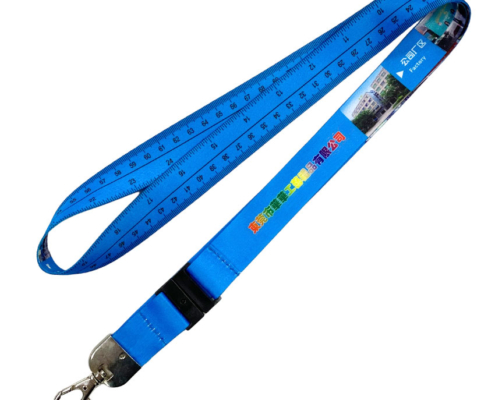 custom measure printed sublimation polyester lanyard