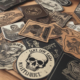 custom leather patches and labels