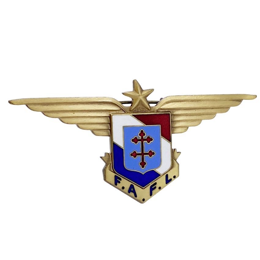 custom pilot wing hard enamel badge