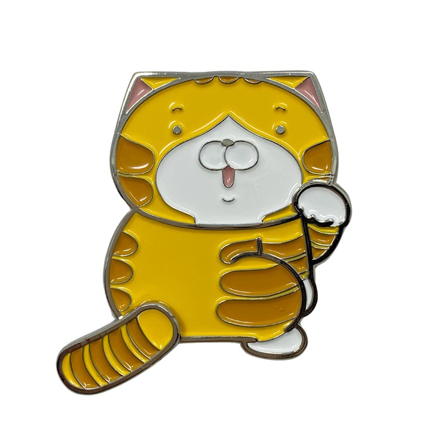 custom soft enamel cute cat lapel pin