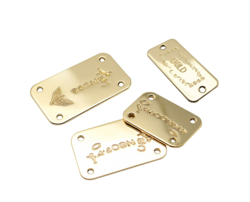 custom engraved logo metal labels