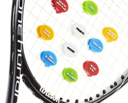 custom shaped silicone tennis dampeners