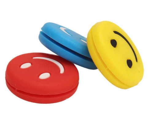 custom PVC smiley face vibration dampeners