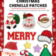 wholesale custom embroidered chenille christmas patches