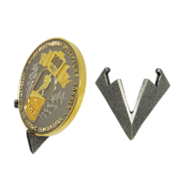 wholesale pewter challenge coin holder display