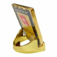 manufacturer custom metal medallion stand holder