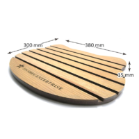 custom wooden display board for metal coins