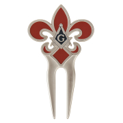 custom masonic souvenir metal enamel golf divot tool
