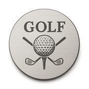 Wholesale Custom Golf Club Gifts Laser Engraved Golf Ball Markers