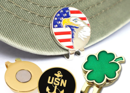 Manufacturer Custom Logo Hat Clip Golf Ball Marker Sets