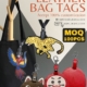 custom leather bag charm tags