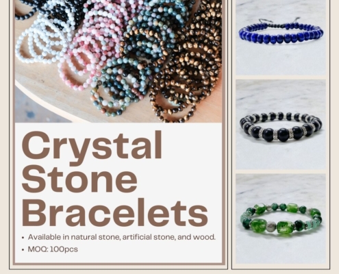 Wholesale crystal stone beaded bracelets