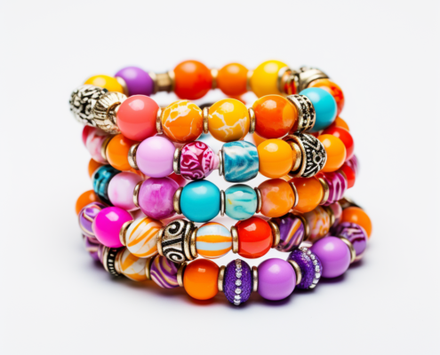 wholesale kids colorful beaded bracelets