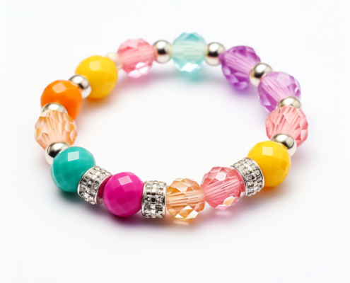 wholesale cheap kids glass beaded bracelet