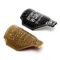 custom made die struck hiking stick medallions