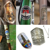 custom metal hiking medallions and bike badges