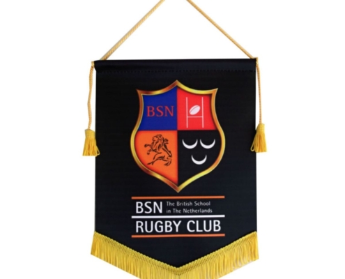 custom sports club souvenir hanging pennant