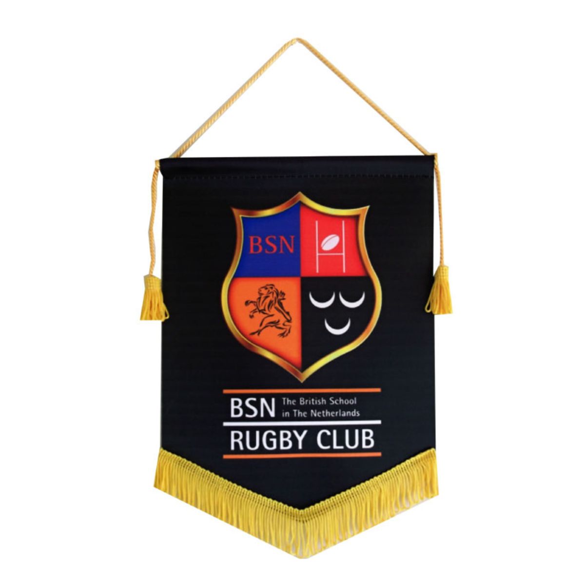 custom sports club souvenir hanging pennant