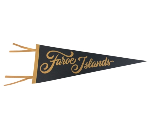 custom printed felt pennant flag